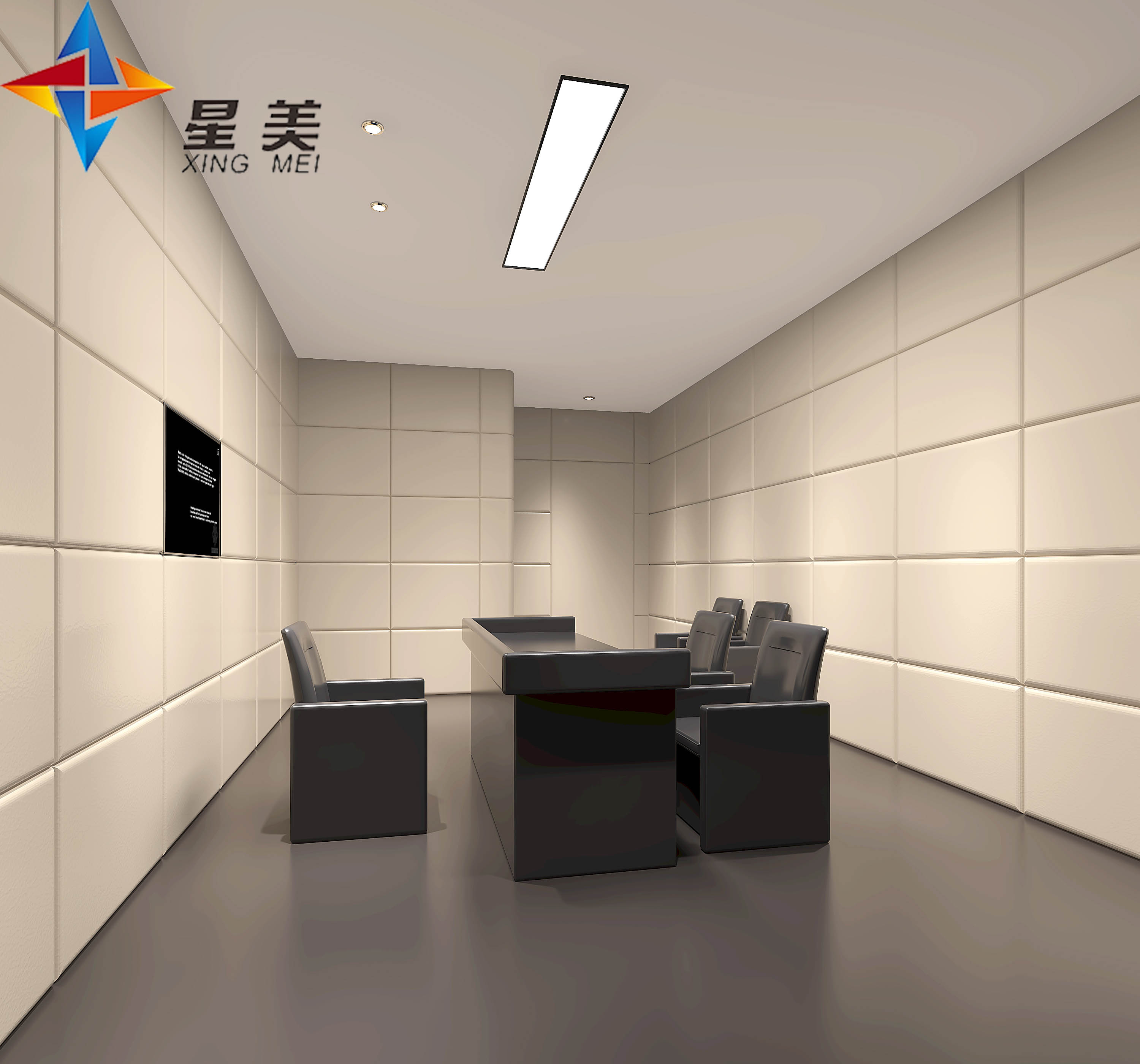 應(yīng)對突發(fā)沖撞事件？審訊室軟包新型裝飾材料安全指數(shù)提升90%